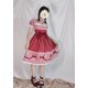 Infanta Sweet Poodle Applique One Piece(2 Colours)